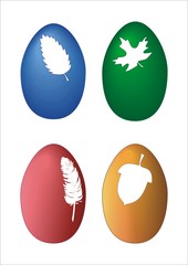 Four color easter egg