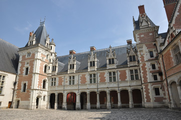 Fototapeta na wymiar Skrzydło Louis II, Blois, Francja