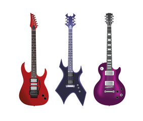 Guitar vector set