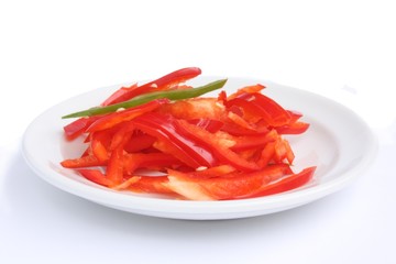 Red and green bell pepper / 菜椒