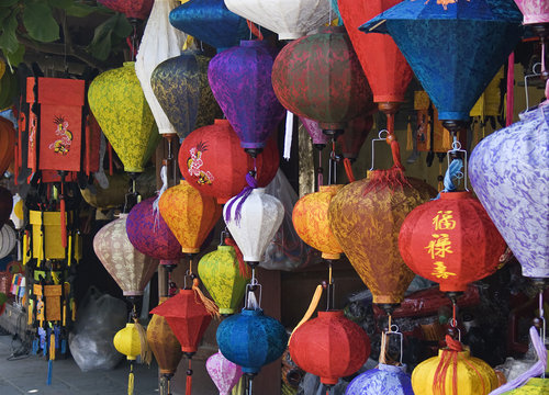 Laden mit Lampions in Hoi An,Vietnam