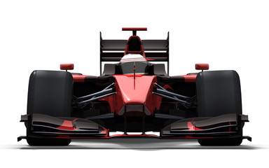 race car - red and black