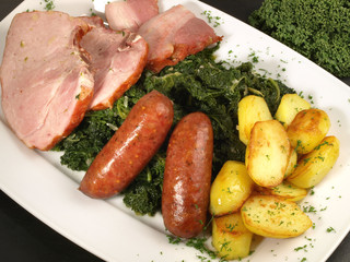 Grünkohl mit Kartoffeln
