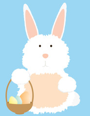 Bunny with basket