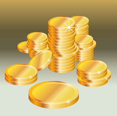 money coins profit
