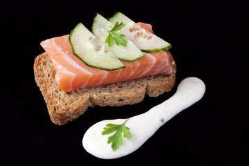 Salmon steak