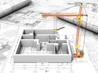 3D plan drawing