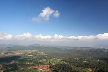 Naklejka premium Puig de San Salvador Mallorca