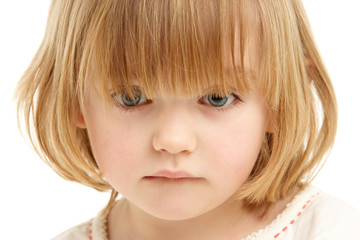 Studio Portrait Of Young Girl