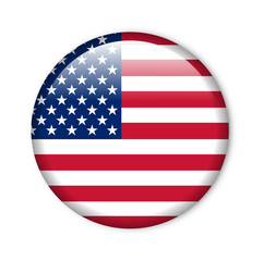 Button Nationalfarben USA