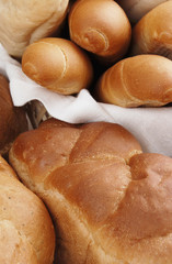 Heap of different bread