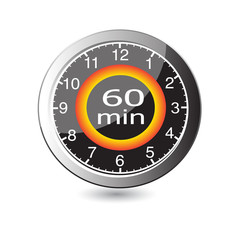 Web icon clock timer