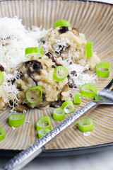 mushroom risotto
