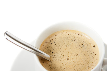 cup of coffee isolated