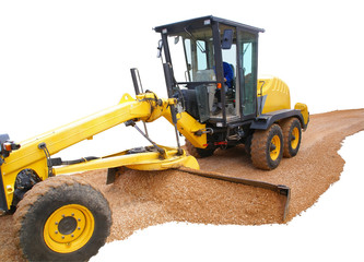 Conduite de niveleuse