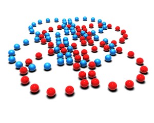 3d balls abstract design background