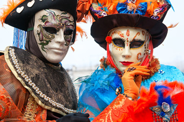 Naklejka premium Venice Mask, Carnival.