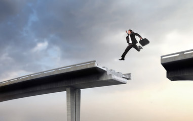 Over the obstacle