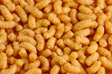 Background of corn snack