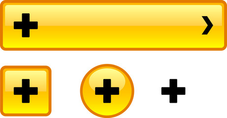 Obraz premium Switzerland button set.