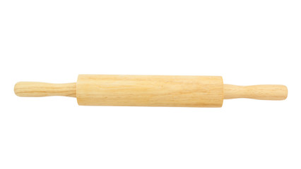 Rolling pin isolated on white background