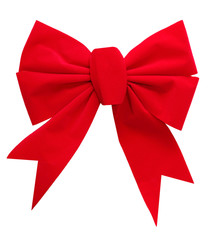 Fototapeta premium Red velvet Bow