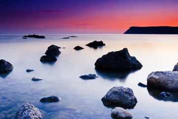 Naklejka premium sunset
