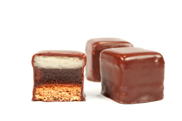 chocolate candy isolated