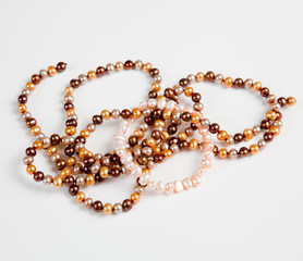 Various hand made necklaces