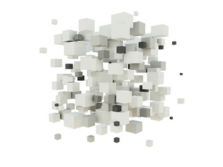 Abstract background from cubes