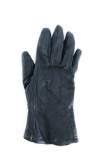 Leather gloves isolated on the white background