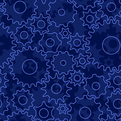 Gear seamless background