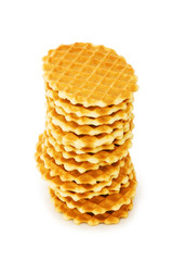Tasty cookies isolated on the white