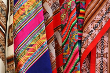 Colorful blankets