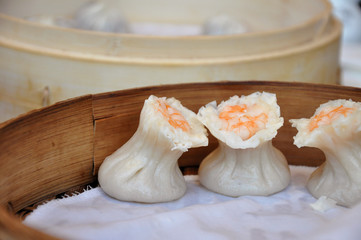 Raviolis vapeur shao mai aux crevettes
