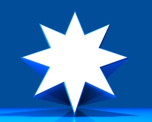 Fototapeta premium 3d star