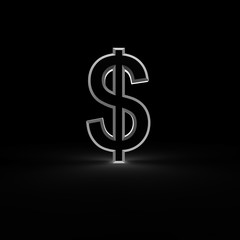 Fototapeta premium 3d dollar