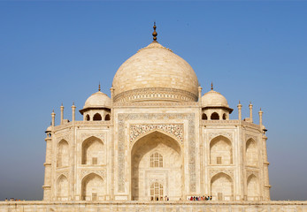 Fototapeta na wymiar Overview of the Taj Mahal