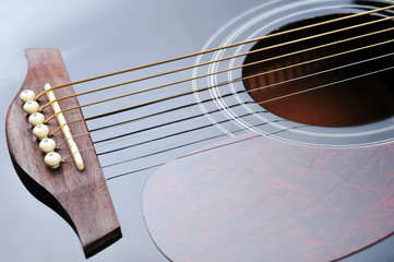 black guitar