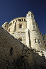 Obraz premium Hadia Maria Sion Abbey on Mount Zion, Jerusalem, Israel
