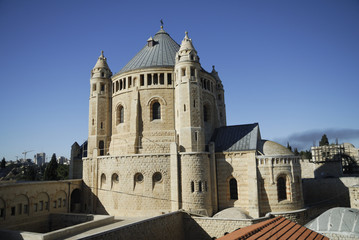 Fototapeta na wymiar Hadia Maria Sion Abbey na Górze Syjon w Jerozolimie, Izrael