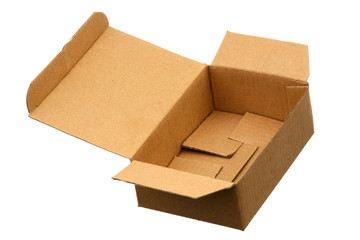 Empty cardboard box