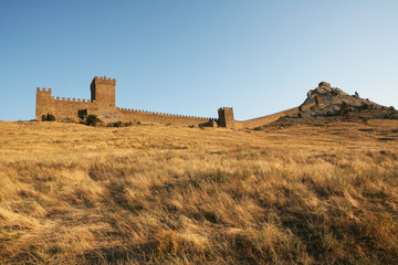 Genoese fortress (Near Balaclava Town, Crimea, Ukraine)