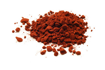 cocoa powder isolated