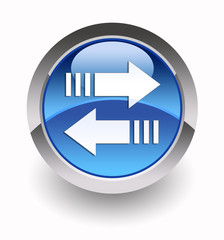 ''Data transfer'' glossy icon