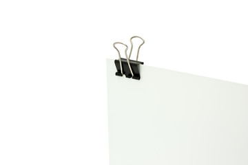 Paper clamp holding papers