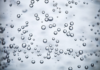 Mineral water bubbles