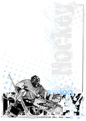 Fototapeta premium ice hockey background 3