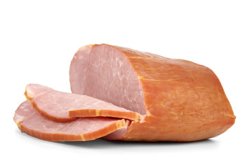 Sliced piece of ham