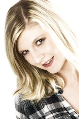 Naklejka premium women Face Portrait